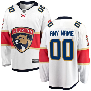 Florida Panthers Trikot Fanatics Branded Auswärts Breakaway Benutzerdefinierte Weiß